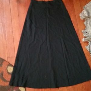 Long Black Skirt Size 6